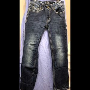 Rock and Roll cowgirl mid rise jeans